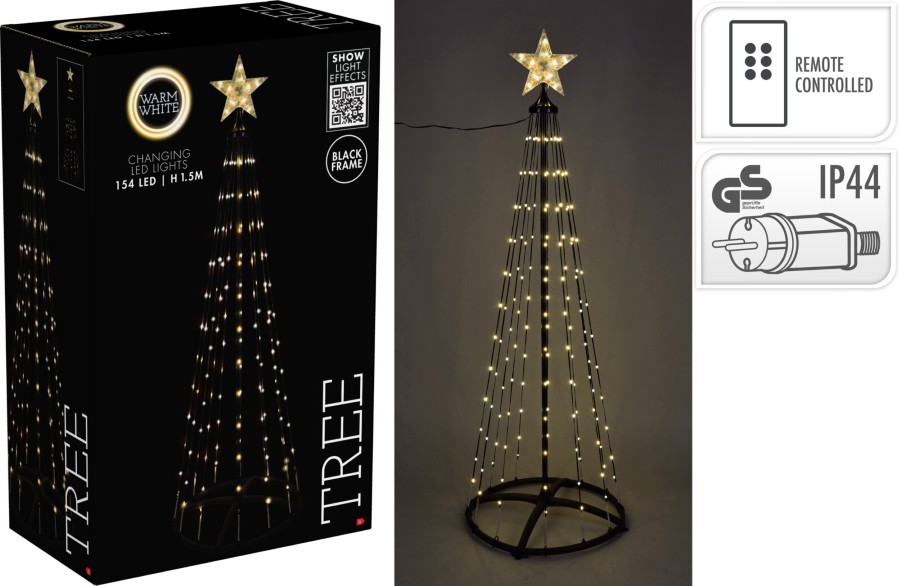 Verlichting kerstboom, D 50 x H 150 cm