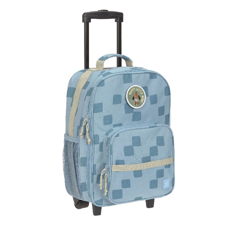 Trolley Laessig, reiskoffer | Pattern Party blue