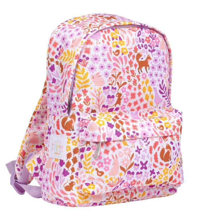 Rugzak A Little Lovely Company Little Backpack | Flower Garden