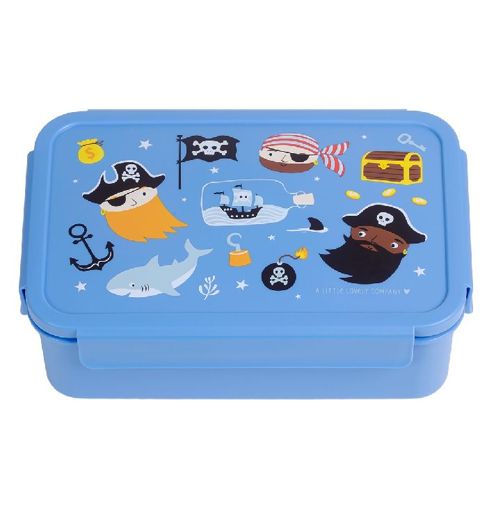 Brooddoos A Little Lovely Company Bento Lunch Box | Pirates