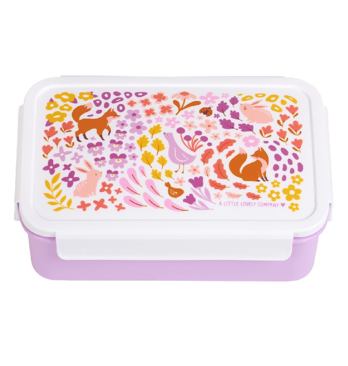 Brooddoos A Little Lovely Company Bento Lunch Box | Flower Garden
