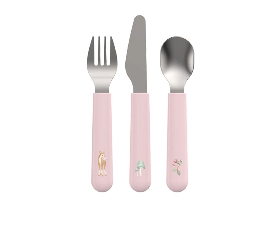 Bestek Little Dutch Kinderbestek Mio 3delig, lepel/vork/mes | Fairy Garden