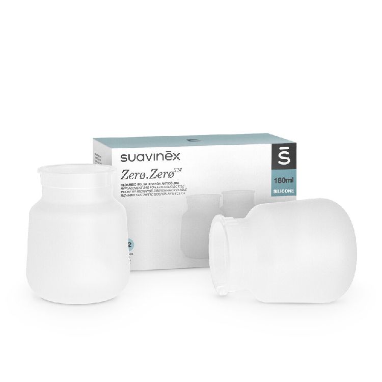 Anti-koliek zakje Reserve zakjes transparant geschikt voor breedhalsfles Suavinex Zero.Zero ref. 508951/ref. 508953 180 ml stuk(s)