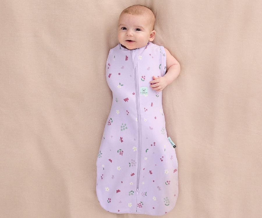 Slaapzak ergoPouch Cocoon Swaddle Bag, 0/3 maanden, 1.0 TOG | Butterfly Garden Collection