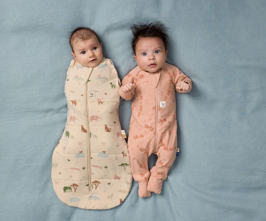 Slaapzak ergoPouch Cocoon Swaddle Bag, 3/6 maanden, 2.5 TOG | Safari Collection