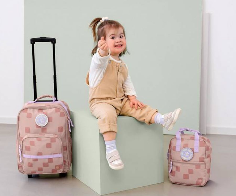 Trolley Laessig, reiskoffer | Pattern Party rose