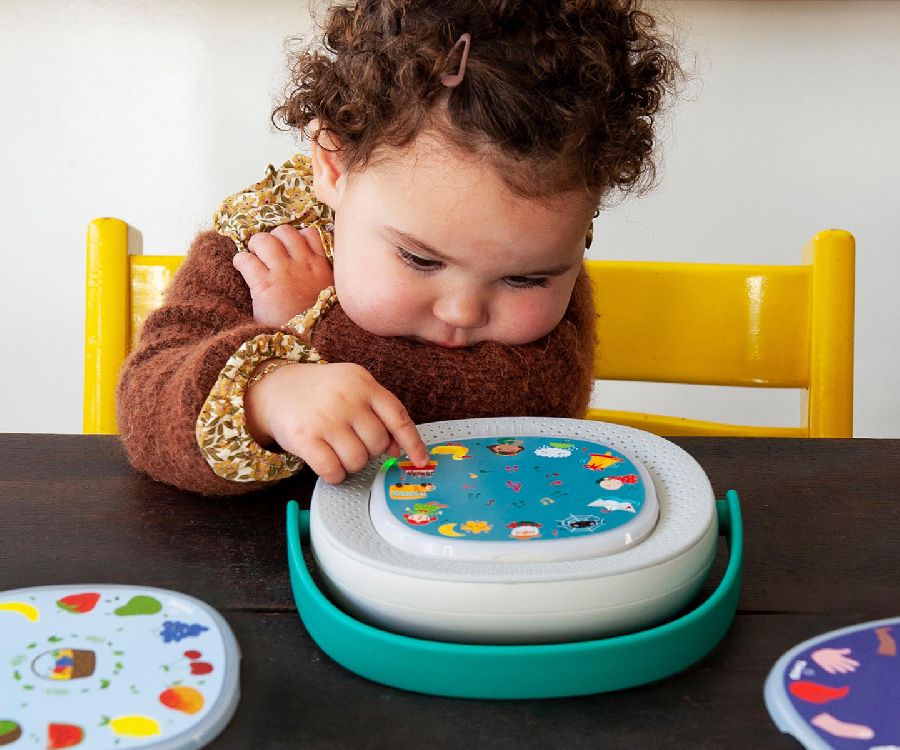 Tablet & audiospeler Timio Player + 5 discs Oplaadbaar | Timio