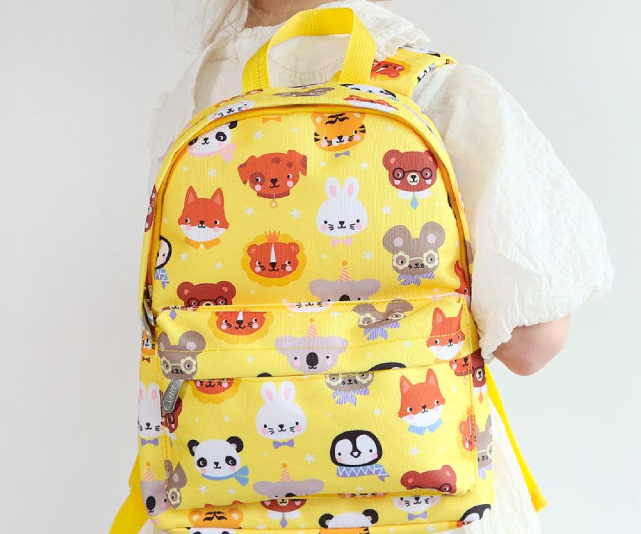 Rugzak A Little Lovely Company Little Backpack | Animal Friends
