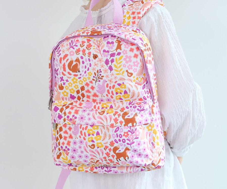 Rugzak A Little Lovely Company Little Backpack | Flower Garden
