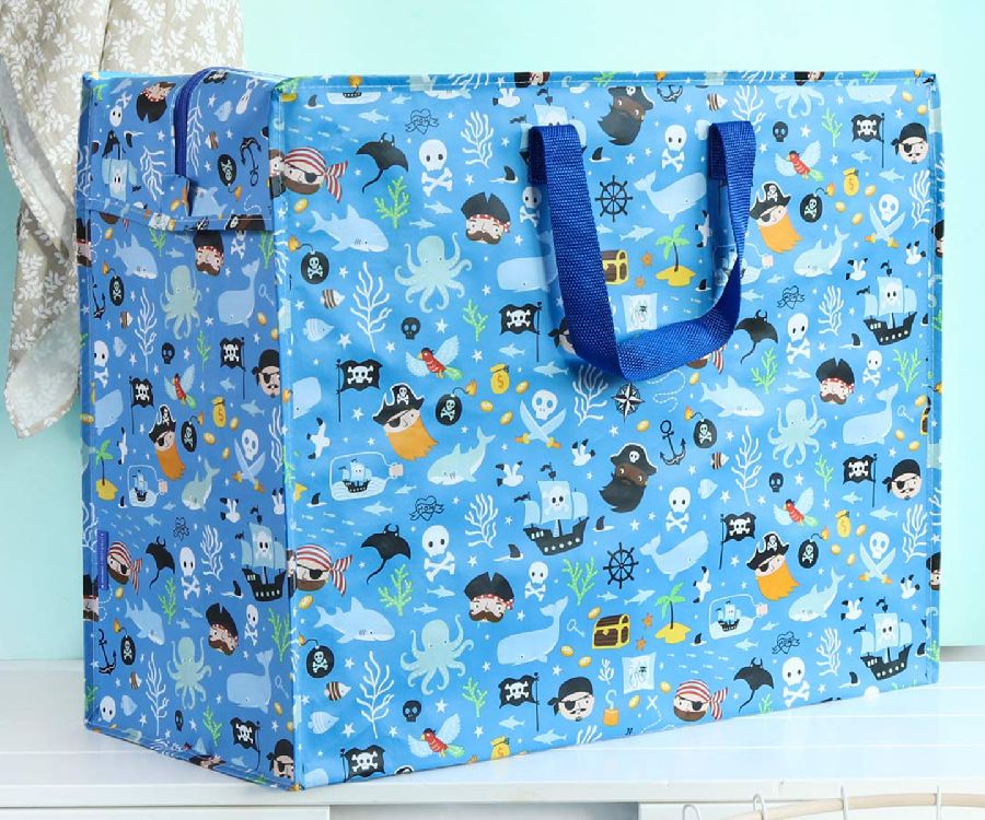 Opbergzak A Little Lovely Company Opbergtas XL | Pirates