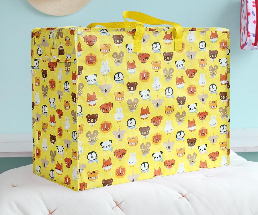 Opbergzak A Little Lovely Company Opbergtas XL | Animal Friends