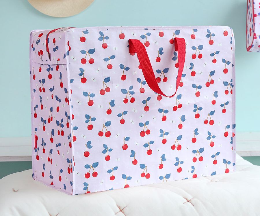 Opbergzak A Little Lovely Company Opbergtas XL | Cherries