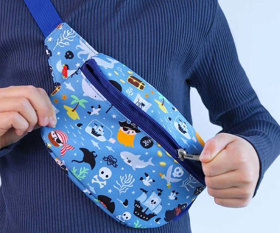 Heuptas Bum Bag blauw | Pirates