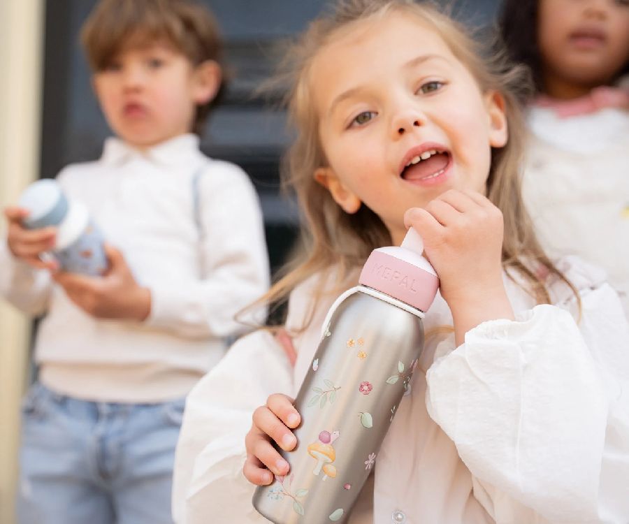 Drinkfles/thermosfles Little Dutch Flip Up Campus | Fairy Garden