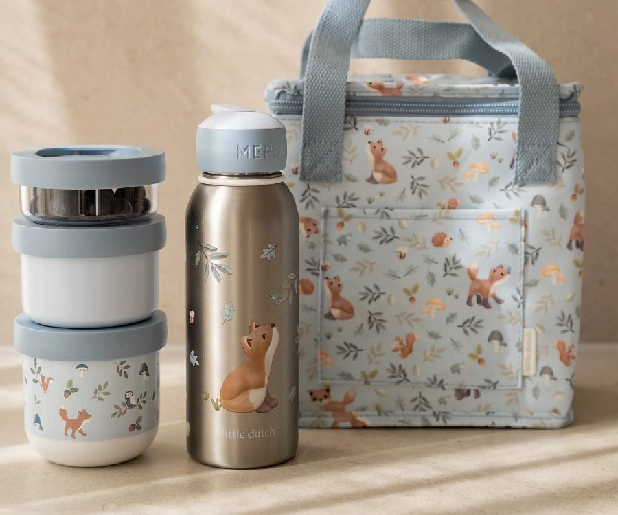 Drinkfles/thermosfles Little Dutch Flip Up Campus | Forest Friends