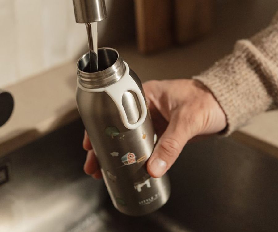 Drinkfles/thermosfles Little Dutch Flip Up Campus | Little Farm