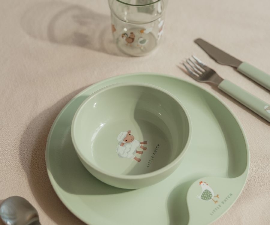 Eetset Little Dutch Set Kinderservies Mio 6delig | Little Farm