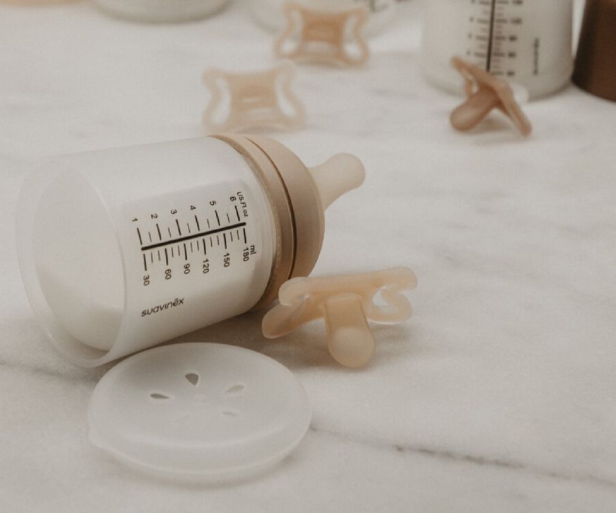 Fles Suavinex, breedhalsfles, 180 ml | Zero.Zero light