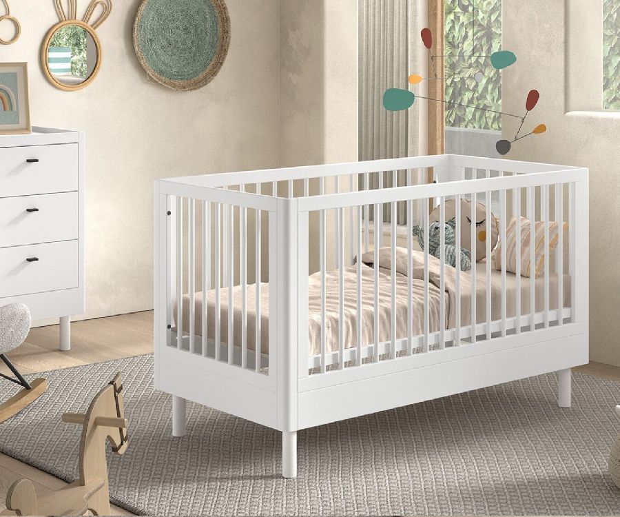 Bed Jaxx furniture, Forrest beech, Forrest beech 70x140 omvb, babybed omvormbaar tot bedbank
