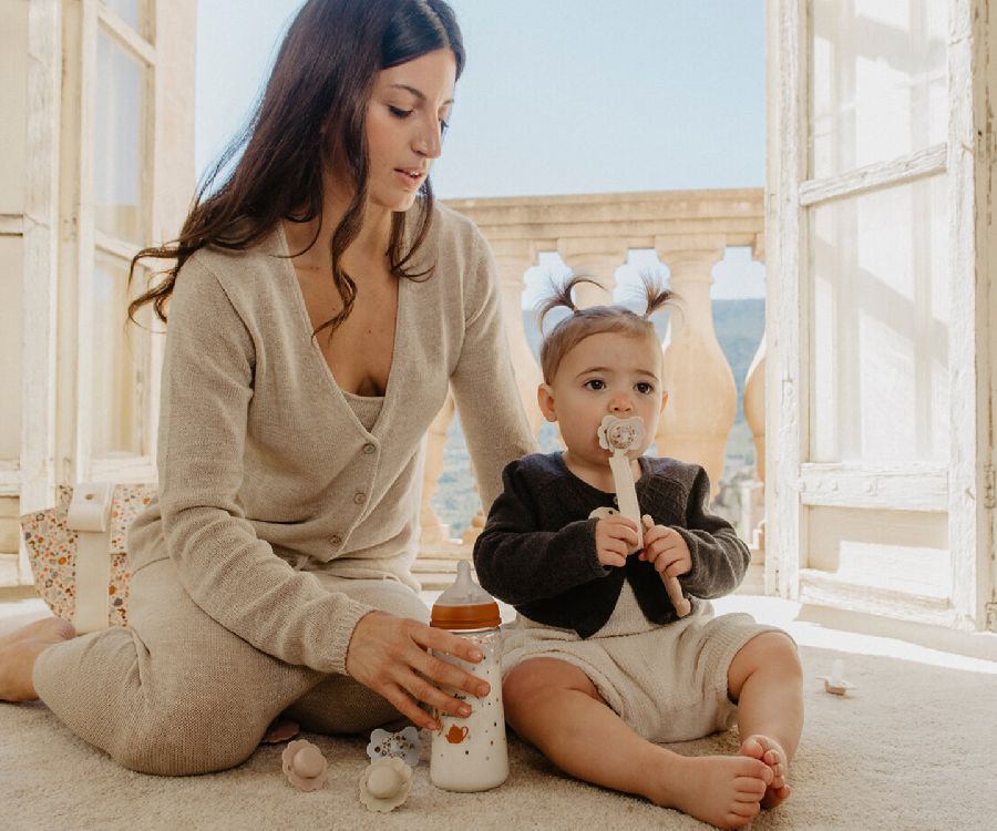 Fopspeenketting Suavinex | Wonderland pink