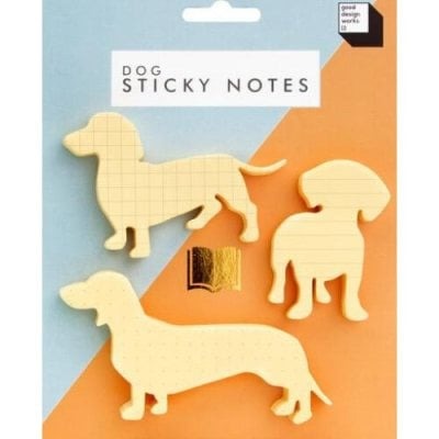 POST-IT Dog sticky Notes, geel, gelijnd/geruit/stippen, hond, 3 blokje(s)