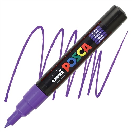 VERFSTIFT Verfmarker, paars, 0.7mm, conische punt, 1 stuk(s), stift