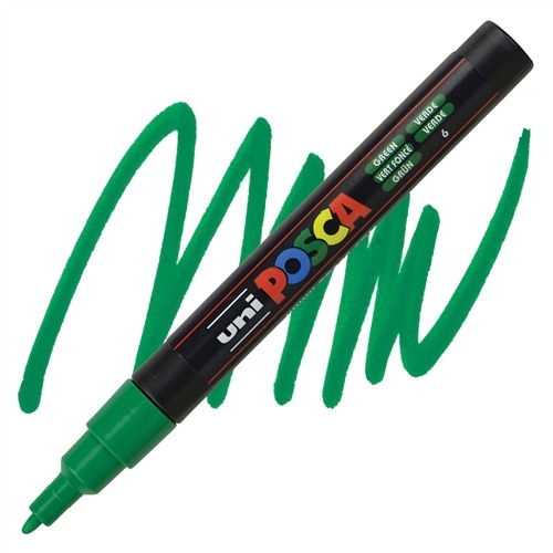 VERFSTIFT Verfmarker, donkergroen, 0.9 - 1.3 mm, ronde punt, 1 stuk(s), stift