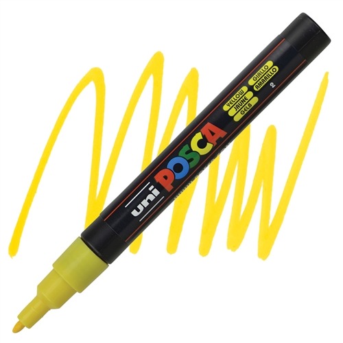 VERFSTIFT Verfmarker, geel, 0.9 - 1.3 mm, ronde punt, 1 stuk(s), stift