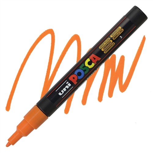 VERFSTIFT Verfmarker, glitter oranje, 0.9 - 1.3 mm, ronde punt, 1 stuk(s), stift