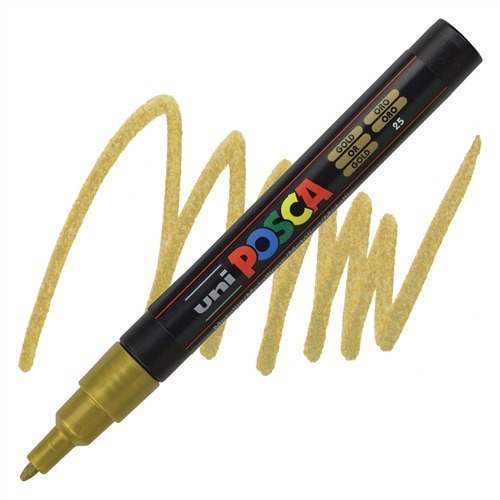 VERFSTIFT Verfmarker, goud, 0.9 - 1.3 mm, ronde punt, 1 stuk(s), stift
