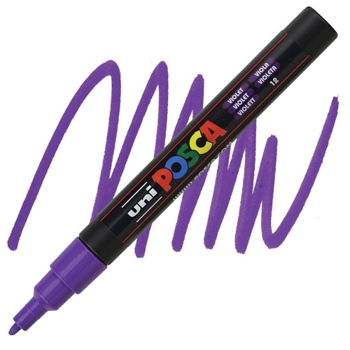VERFSTIFT Verfmarker, paars, 0.9 - 1.3 mm, ronde punt, 1 stuk(s), stift