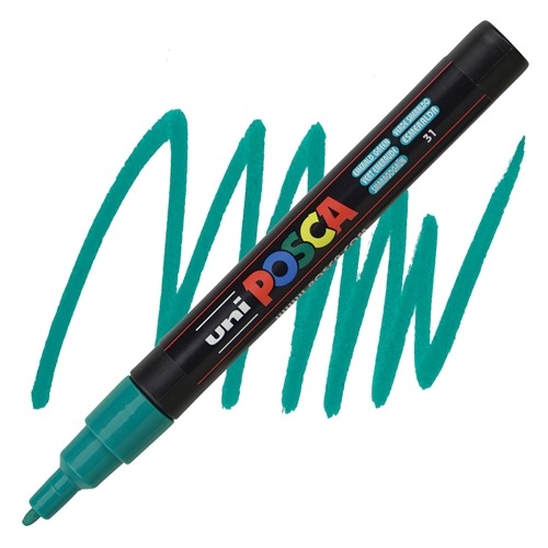 VERFSTIFT Verfmarker, smaragd groen, 0.9 - 1.3 mm, ronde punt, 1 stuk(s), stift