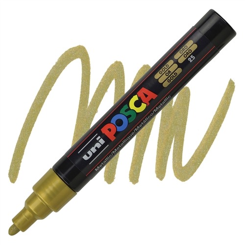 VERFSTIFT Verfmarker, goud, 2.5 mm, ronde punt, 1 stuk(s), stift