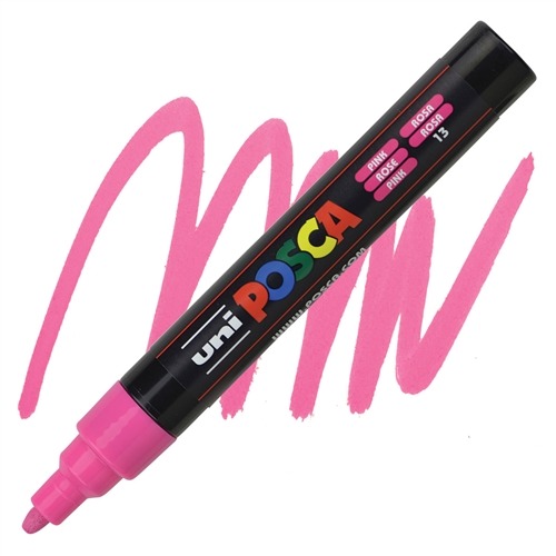VERFSTIFT Verfmarker, roze, 2.5 mm, ronde punt, 1 stuk(s), stift