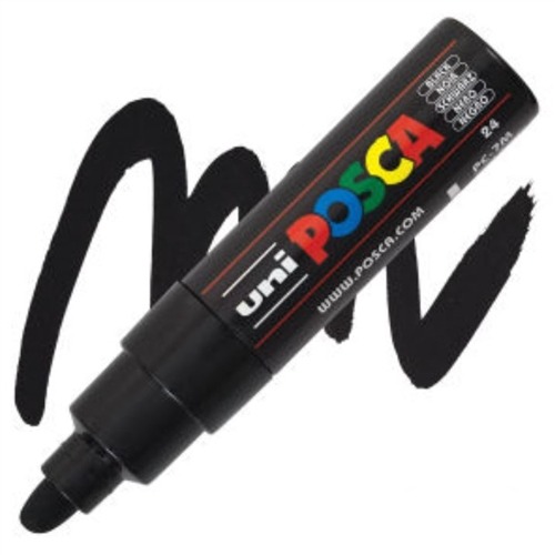 VERFSTIFT Verfmarker, zwart, 4.4 - 5.5 mm, ronde punt, 1 stuk(s), stift