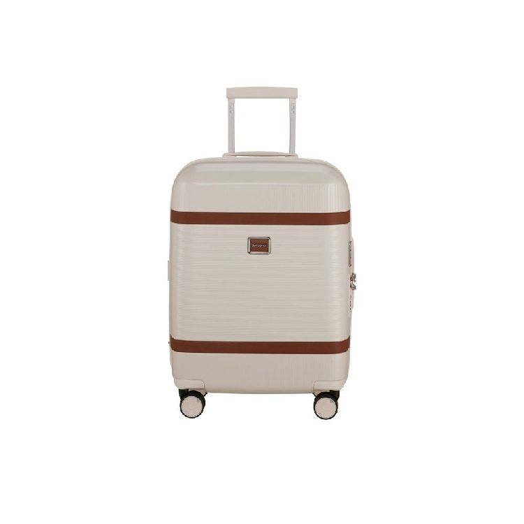 REISKOFFER Image, Spinner 55 EXP, ivory, ecru, uni, ritssluiting, met handvat, 38 L, gewicht 2.9 kg