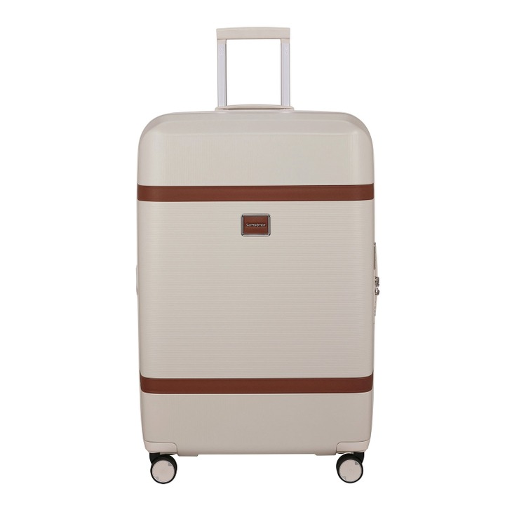 REISKOFFER Image, Spinner 75 EXP, ivory, ecru, uni, ritssluiting, met handvat, 101 L, gewicht 4.4 kg