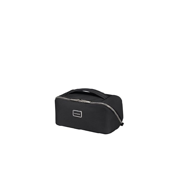 TOILETTAS Image Toilet Kit, Beauty Case, black, zwart, uni, 23.5 x 11.5 x 11.5cm, rits