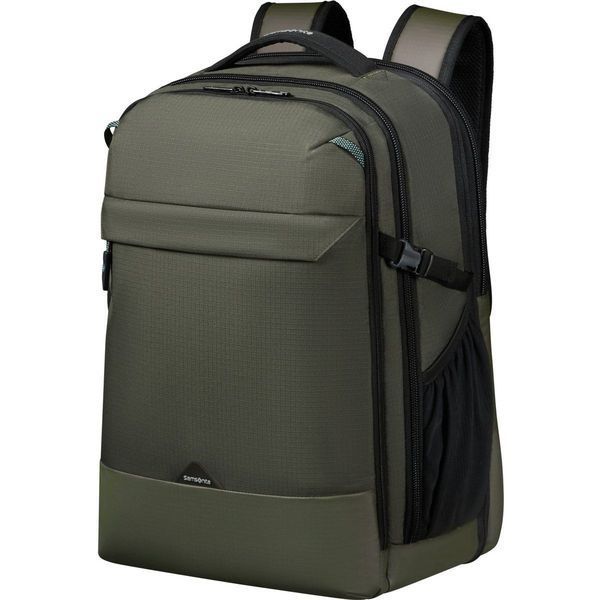 RUGZAK Roadseeker, Laptop Backpack L EXP, dark olive, uni, 32 L, 33x47x22cm, voor lapt
