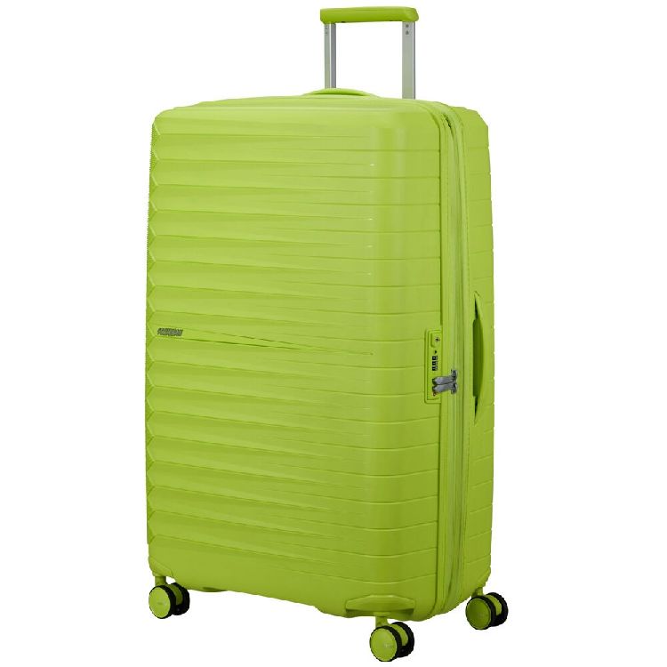 REISKOFFER Fastforward, spinner 78 EXP, neon lime, uni, rits, handvat, pak- riemen, netvak, 108L, gewicht 3.9 kg