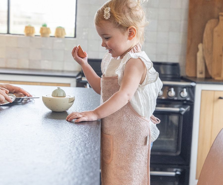 Schort Timboo Bamboo Kids' Apron | Timboo misty rose