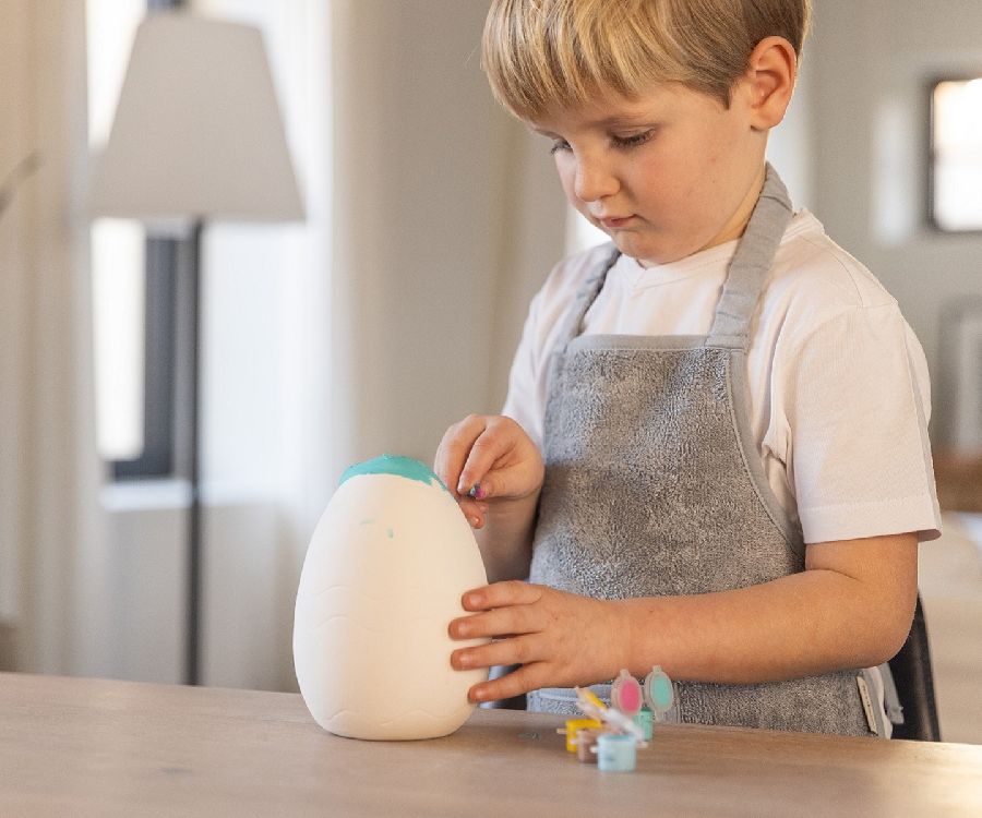 Schort Timboo Bamboo Kids' Apron | Timboo moon blue