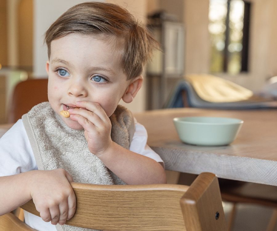 Slabbetje Timboo Bamboo | Timboo feather grey