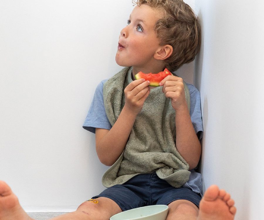 Slabbetje Timboo Bamboo XL | Timboo whisper green