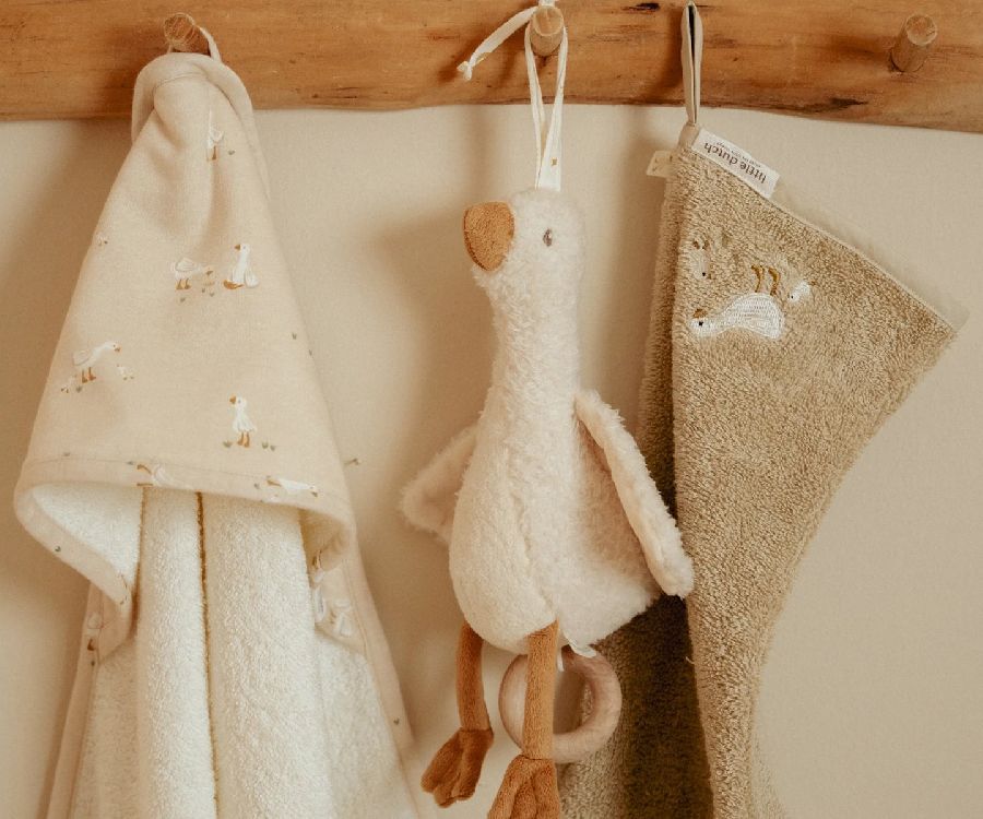 Muziektrekker Little Dutch, Muziekdoosje Little Goose | Newborn Naturals