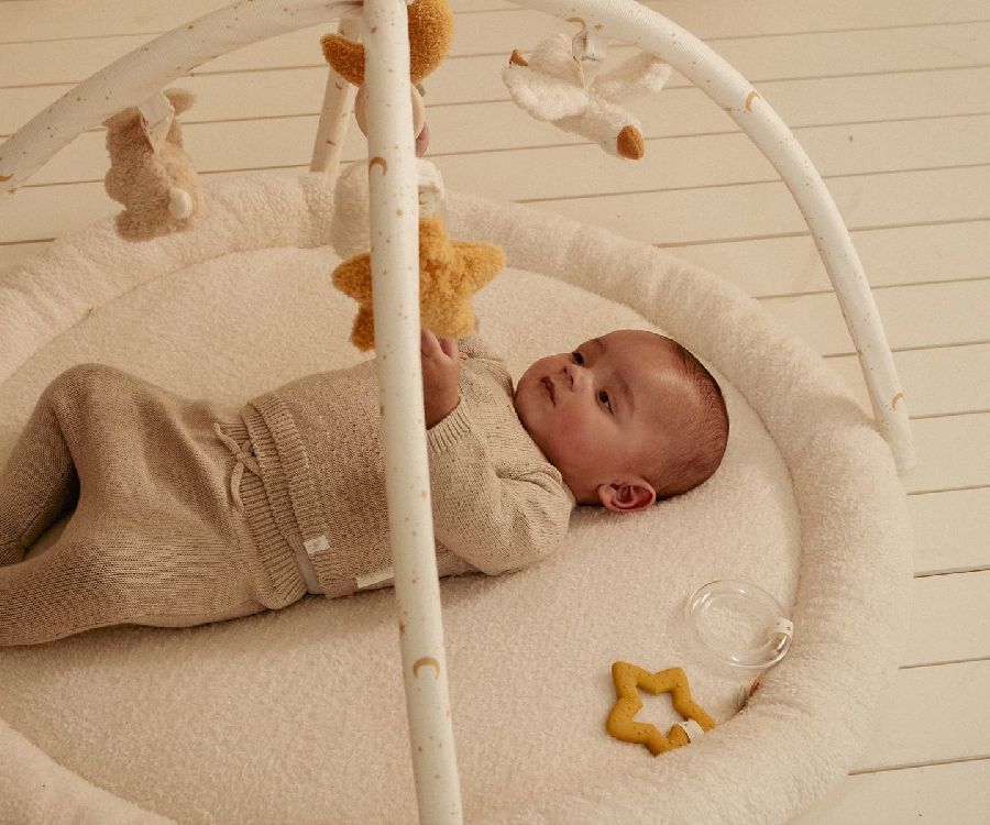 Speeltapijt met speelboog Little Dutch Activiteiten speelkleed | Newborn Naturals