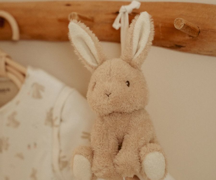 Muziektrekker Little Dutch, Muziekdoosje Baby Bunny | Newborn Naturals