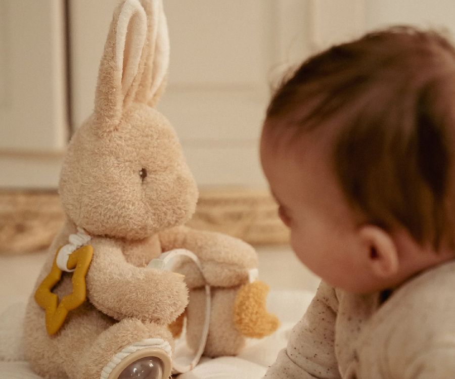 Activiteitenknuffel Little Dutch, Activiteitenknuffel Baby Bunny | Newborn Naturals