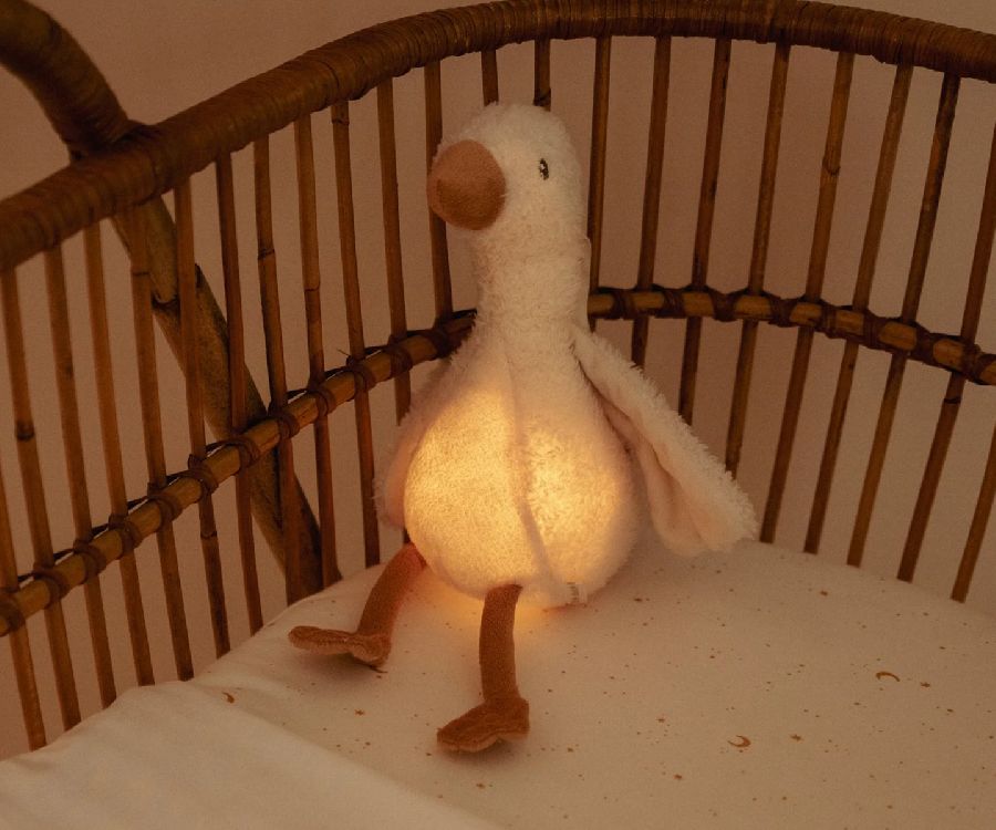 Slaapknuffel Little Dutch Sound and light Goose | Newborn Naturals