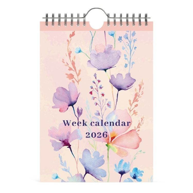 Kalender Lannoo Graphics Week Calender, wandkalender, 2026